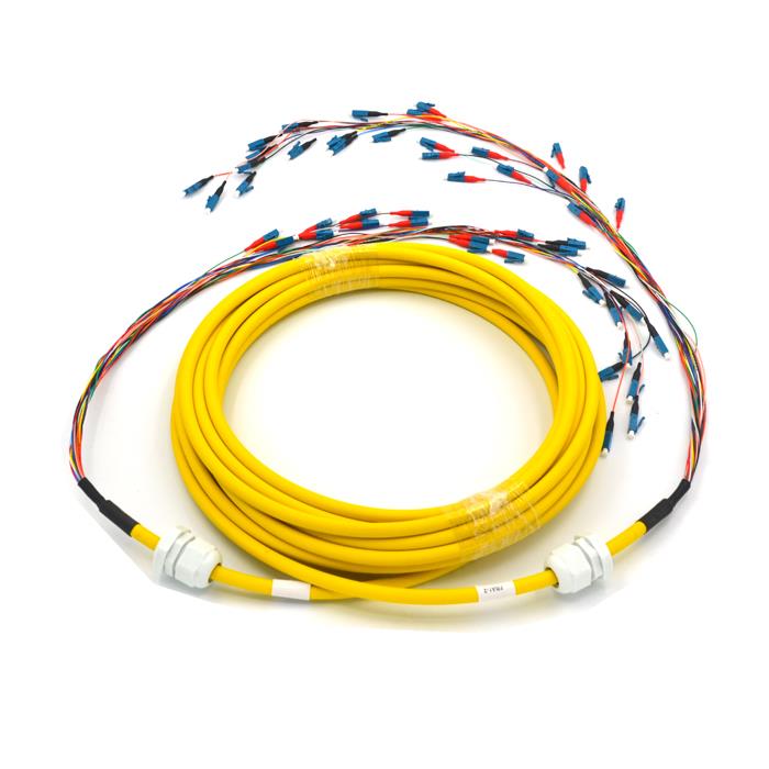 24Core LC/UPC Singlemode Fiber Optic Patch Cable Assembly