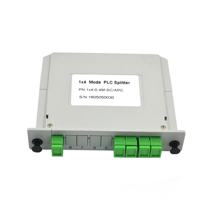 1x4 LGX Cassette Type Fiber Optic Splitter