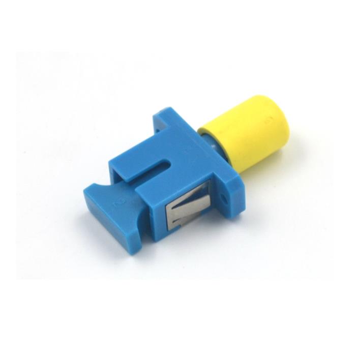 SC/UPC-ST/UPC Singlemode Simplex Female To Female Hybrid Fiber Optic Adapters