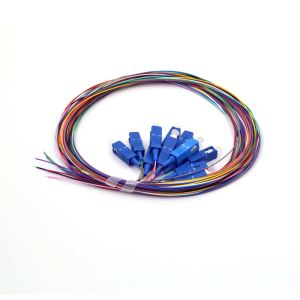 12Core SC/UPC Singlemode Multi-Farbige Glasfaser-Pigtails