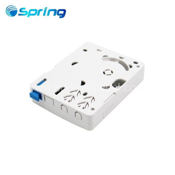 FTTH 2 Core/Port Fiber Optical Wall Mounted Outlets Termination Box