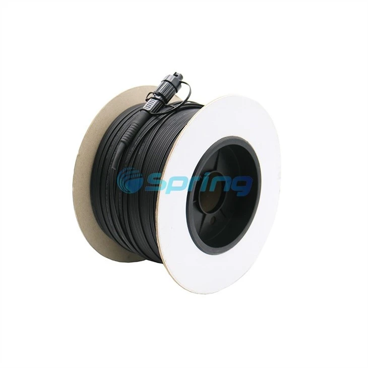 MINI SC APC FTTA Fiber Optic Patch Cables Pigtails With IP68 Waterproof Reinforced Connectors