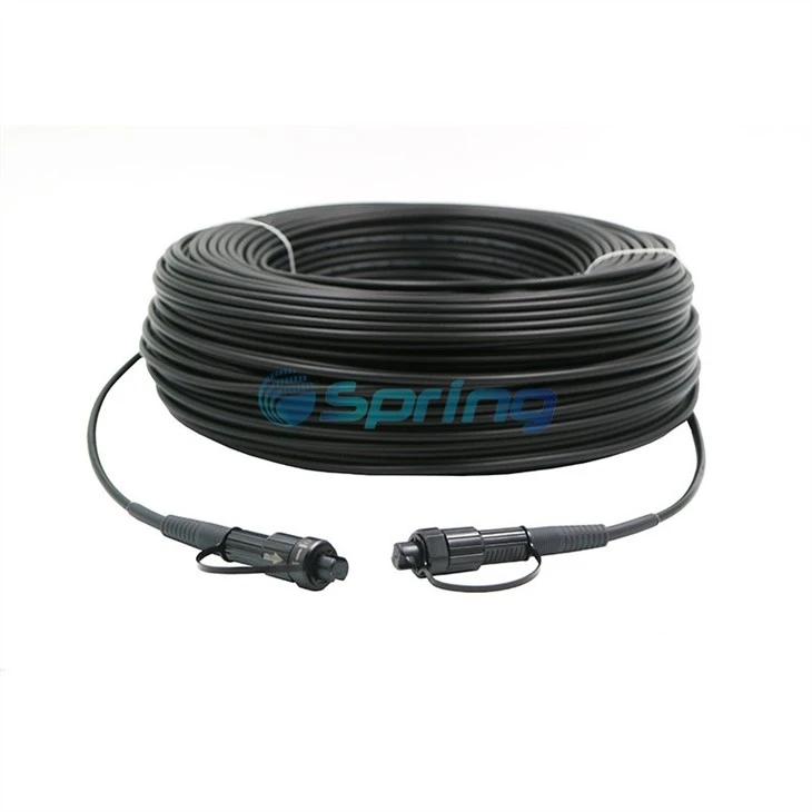 MINI SC APC FTTA Fiber Optic Patch Cables Pigtails With IP68 Waterproof Reinforced Connectors