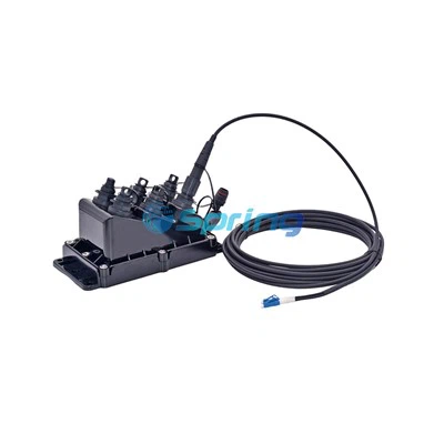 6-adrige Glasfaser-Multiport-Terminals mit SuperTap DLC-Abzweigkabeln