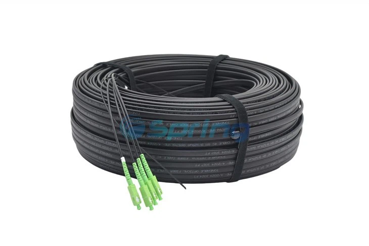 4 Fiber SC/APC Pigtails With 4.5×9.8mm Toneable Flat Drops